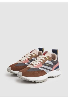 Tenis Pepe Jeans Lucky Grand Para Mujer Color Plata