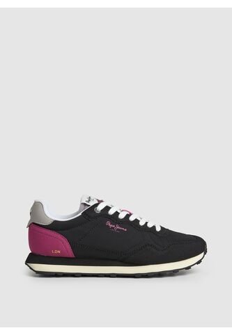 Tenis Pepe Jeans Natch One W Para Mujer Color Negro Y Rosa Pepe Jeans