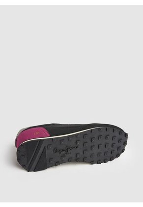 Tenis Pepe Jeans Natch One W Para Mujer Color Negro Y Rosa