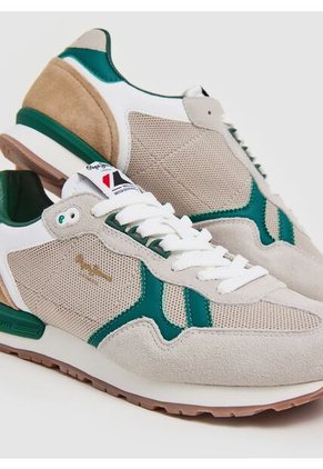 Tenis Pepe Jeans Brit Retro M Para Hombre Color Beige