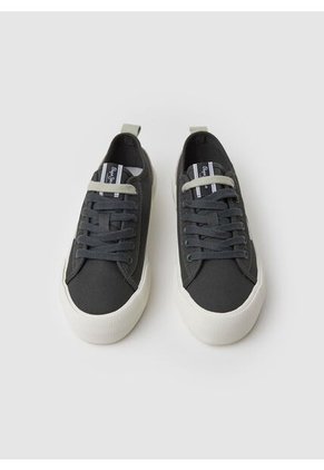 Tenis Pepe Jeans Allen Flag Para Mujer Color Negro