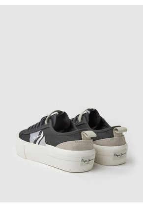 Tenis Pepe Jeans Allen Flag Para Mujer Color Negro