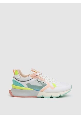 Tenis Pepe Jeans Brit Pro Bright W Para Mujer Color Blanco Pepe Jeans