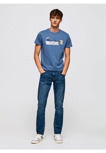 Camisetas Pepe Jeans Para Hombre RAFA Ozzy Blue