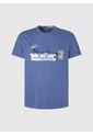 Camisetas Pepe Jeans Para Hombre RAFA Ozzy Blue de Pepe Jeans