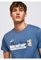 Camisetas Pepe Jeans Para Hombre RAFA Ozzy Blue de Pepe Jeans