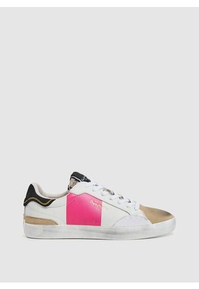 Tenis Lane Elle W Blanco Y Rosa Para Mujer Pepe Jeans