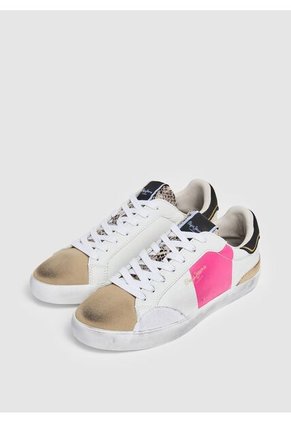 Tenis Lane Elle W Blanco Y Rosa Para Mujer Pepe Jeans