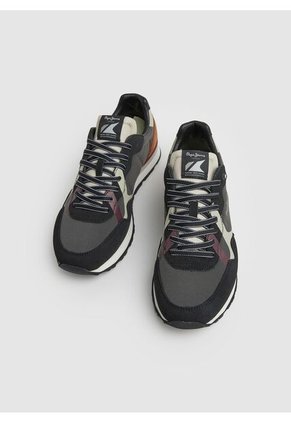 Tenis Pepe Jeans Brit Print M Para Hombre Color Negro