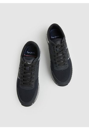 Tenis Pepe Jeans Tour Club Para Hombre Color Negro