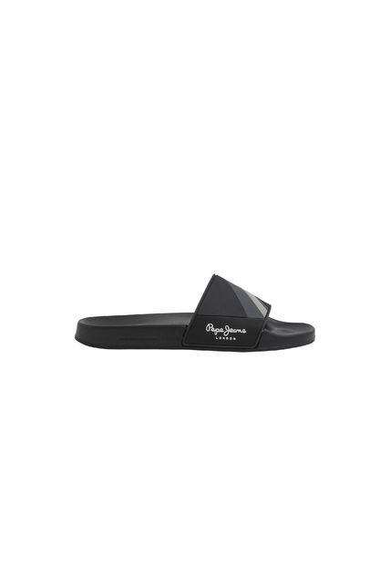 Sandalia Pepe Jeans Slider Texture Color Negro Para Hombre