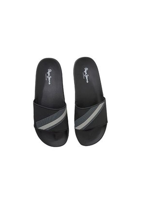 Sandalia Pepe Jeans Slider Texture Color Negro Para Hombre