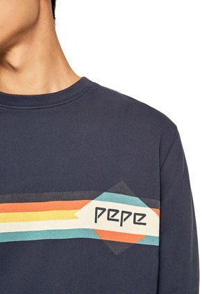 Buzo Azul-Naranja-Amarillo-Blanco Pepe Jeans