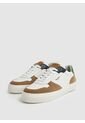 Tenis Pepe Jeans Yogi Street Blanco Y Café Para Hombre de Pepe Jeans