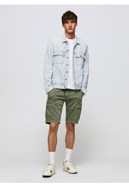 Bermudas Pepe Jeans Para Hombre JARED SHORT Casting Green