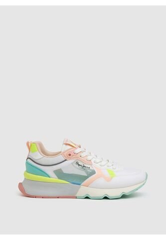 Tenis Pepe Jeans Brit Pro Bright W Para Mujer Color Blanco Pepe Jeans