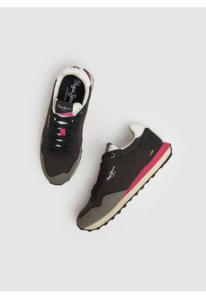 Tenis Pepe Jeans Natch W Para Mujer Color Negro