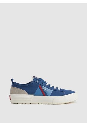 Tenis Pepe Jeans Allen Flag Para Hombre Color Azul
