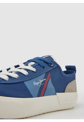 Tenis Pepe Jeans Allen Flag Para Hombre Color Azul