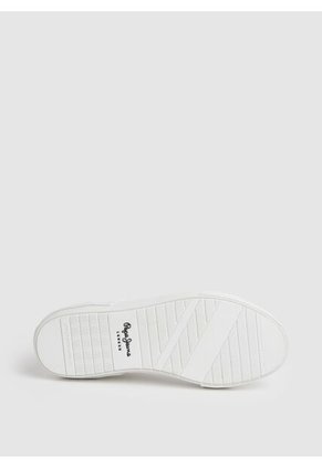 Tenis Pepe Jeans Allen Low Para Mujer Color Blanco