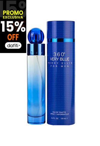 Perfume 360 Very Blue De Perry Ellis Para Hombre 100 Ml Perry Ellis