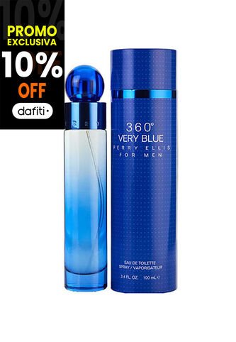 Perfume 360 Very Blue De Perry Ellis Para Hombre 100 Ml Perry Ellis