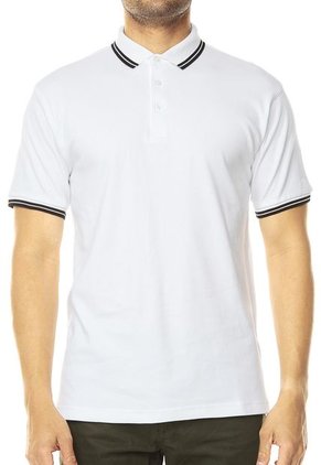 Camiseta Polo Blanca Perry Ellis
