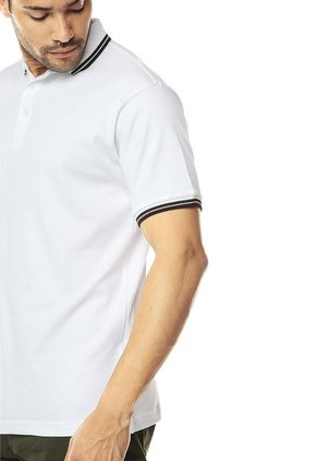 Camiseta Polo Blanca Perry Ellis