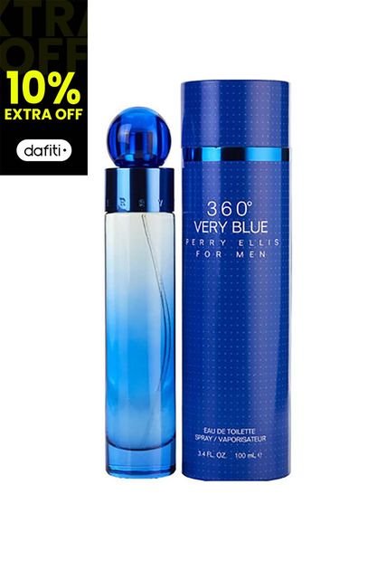 Perfume 360 Very Blue De Perry Ellis Para Hombre 100 Ml