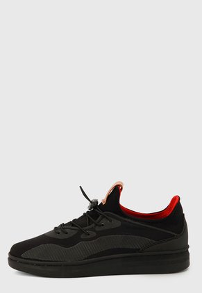 Tenis Lifestyle Negro-Rojo Pino Restrepo
