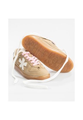 Tenis Pisos Para Mujer Flat Arena Sahara Tiza