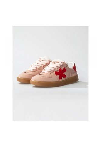 Tenis Pisos Para Mujer Flat Beiked Miercoles De Rosa Mujer Pisos