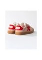 Tenis Pisos Para Mujer Flat Beiked Miercoles De Rosa Mujer de Pisos