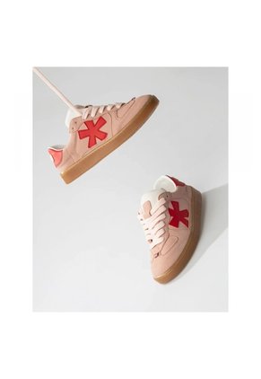 Tenis Pisos Para Mujer Flat Beiked Miercoles De Rosa Mujer