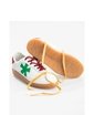 Tenis Pisos Para Hombre Flat Blanco Puro Vino Pino de Pisos