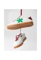 Tenis Pisos Para Hombre Flat Blanco Puro Vino Pino de Pisos