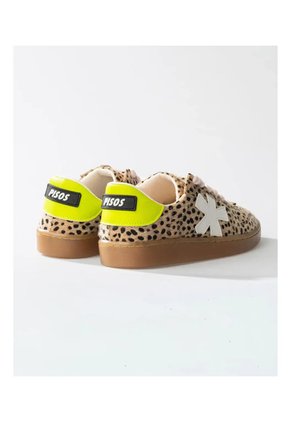 Tenis Pisos Para Mujer Sierra Print Limon Tiza