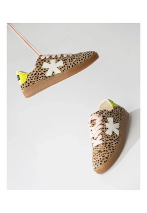 Tenis Pisos Para Mujer Sierra Print Limon Tiza