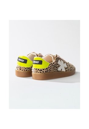 Tenis Pisos Para Mujer Flat Print Limon Tiza