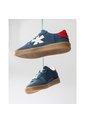 Tenis Pisos Para Hombre Flat Indigo Rojo X Tiza de Pisos