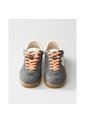 Tenis Pisos Para Mujer Flat Gris Mouse Amarillo Tiza de Pisos