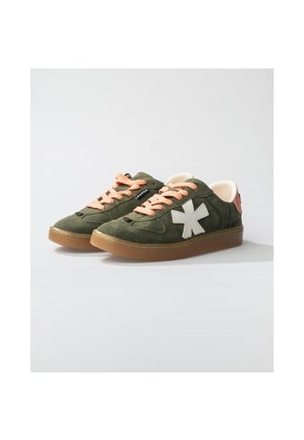 Tenis Pisos Para Mujer Flat Oliva Coral Tiza Pisos