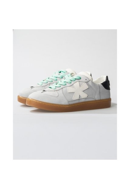Tenis Pisos Para Hombre Flat Ice Negro Tiza