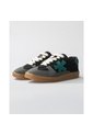 Tenis Pisos Para Hombre Flat Gris Power Verde de Pisos