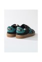 Tenis Pisos Para Hombre Flat Gris Power Verde de Pisos