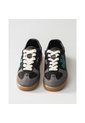 Tenis Pisos Para Hombre Flat Gris Power Verde de Pisos