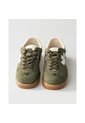 Tenis Pisos Para Hombre Flat Oliva Negro Tiza de Pisos