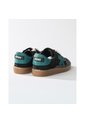Tenis Pisos Para Hombre Flat Gris Power Verde de Pisos