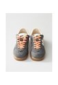 Tenis Pisos Para Mujer Flat Gris Mouse Amarillo Tiza de Pisos