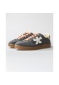 Tenis Pisos Para Mujer Flat Gris Mouse Amarillo Tiza de Pisos
